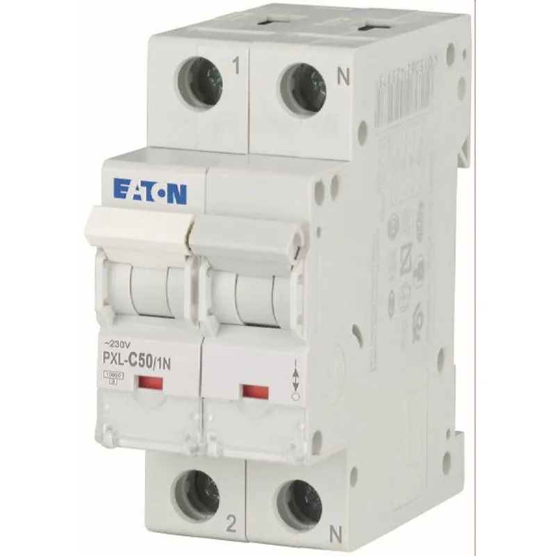 Eaton Electric Leitungsschutzschalter, Automat PXL-C50/1N C50A 1polig+N