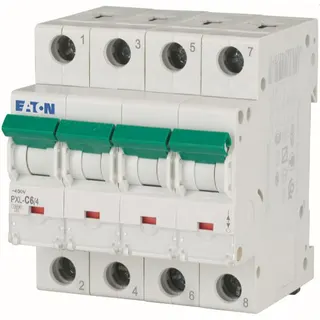 Eaton Electric Leitungsschutzschalter, Automat PXL-C6/4 C6A 4polig