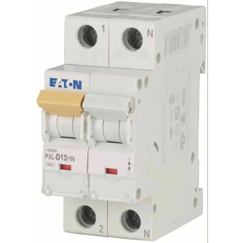 Eaton Electric Leitungsschutzschalter, Automat PXL-D13/1N D13A 1polig+N