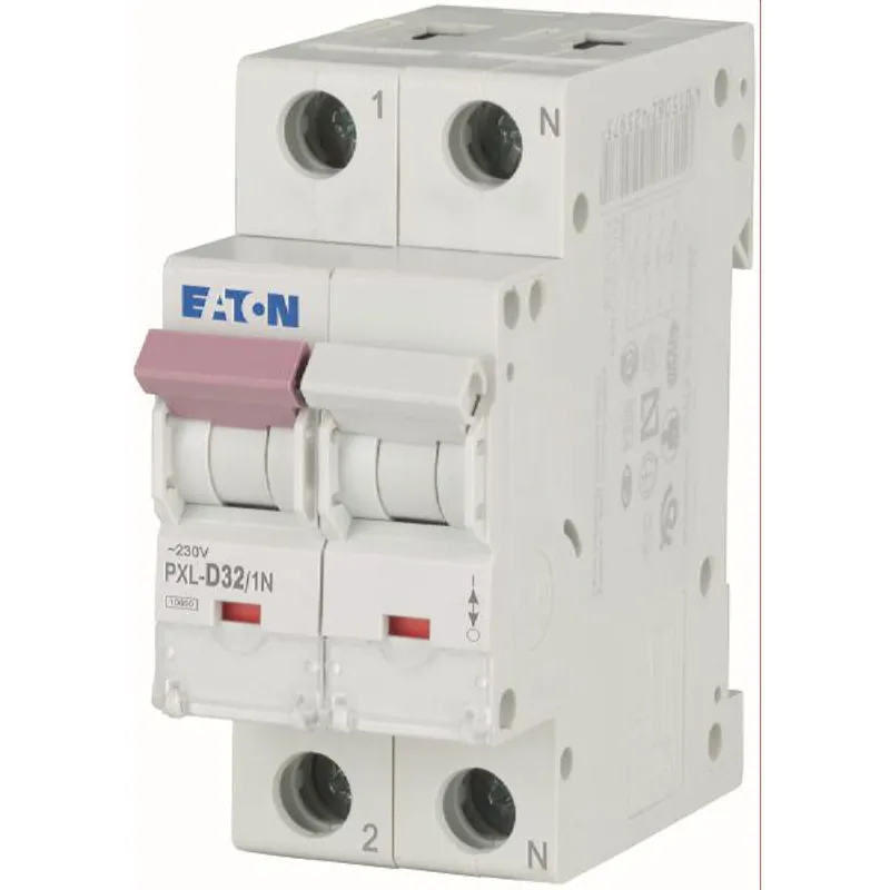 Eaton Electric Leitungsschutzschalter, Automat PXL-D32/1N D32A 1polig+N