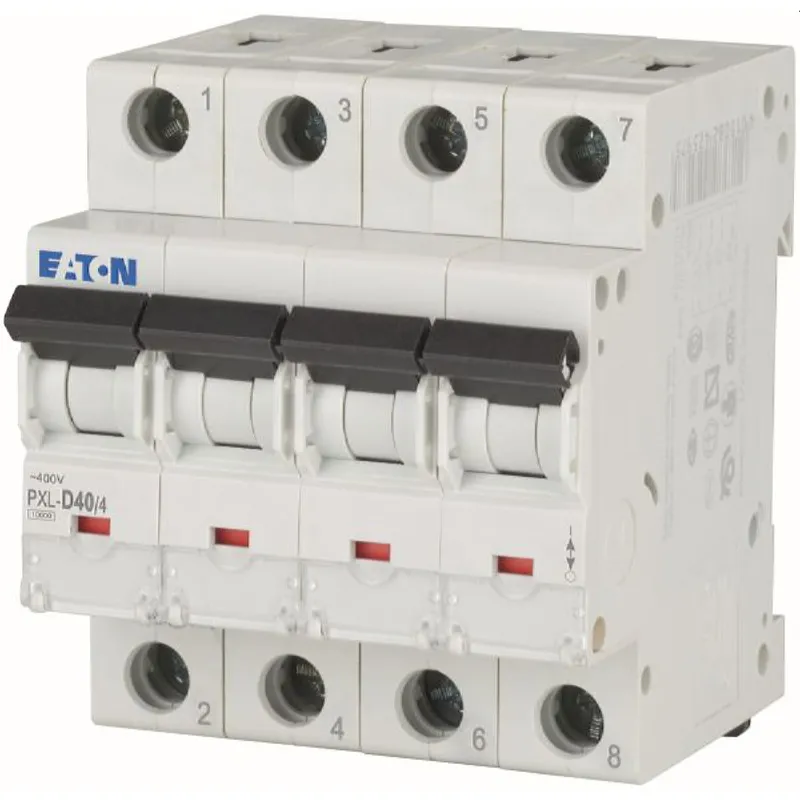 Eaton Electric Leitungsschutzschalter, Automat PXL-D40/4 D40A 4polig