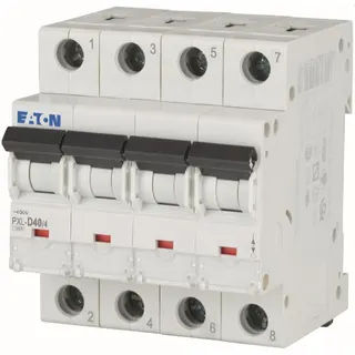 Eaton Electric Leitungsschutzschalter, Automat PXL-D40/4 D40A 4polig