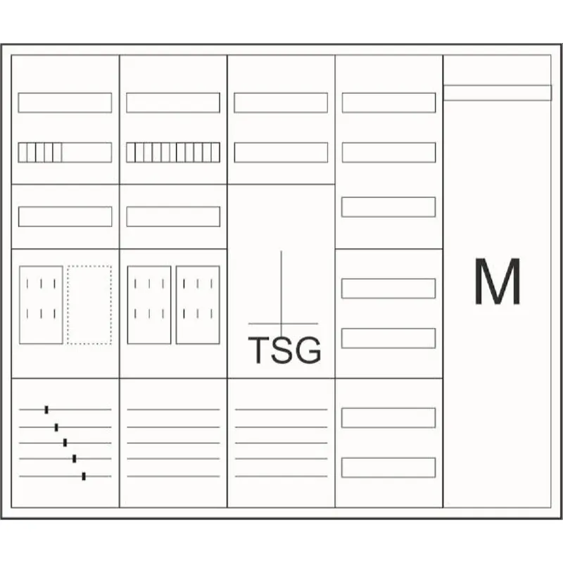 Eaton Electric Komplettschrank ZSD-Z2ZTVK-1100-BKE-I