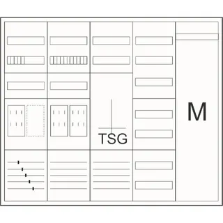 Eaton Electric Komplettschrank ZSD-Z2ZTVK-1100-BKE-I