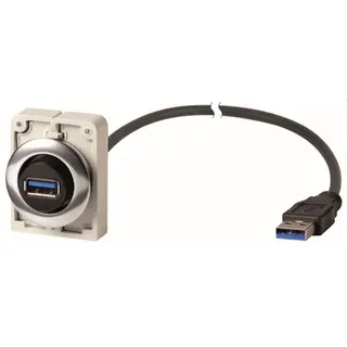 Eaton Electric Einbaubuchse M30C-FUSB-150 USB 3.0 1,5 m Frontmontage