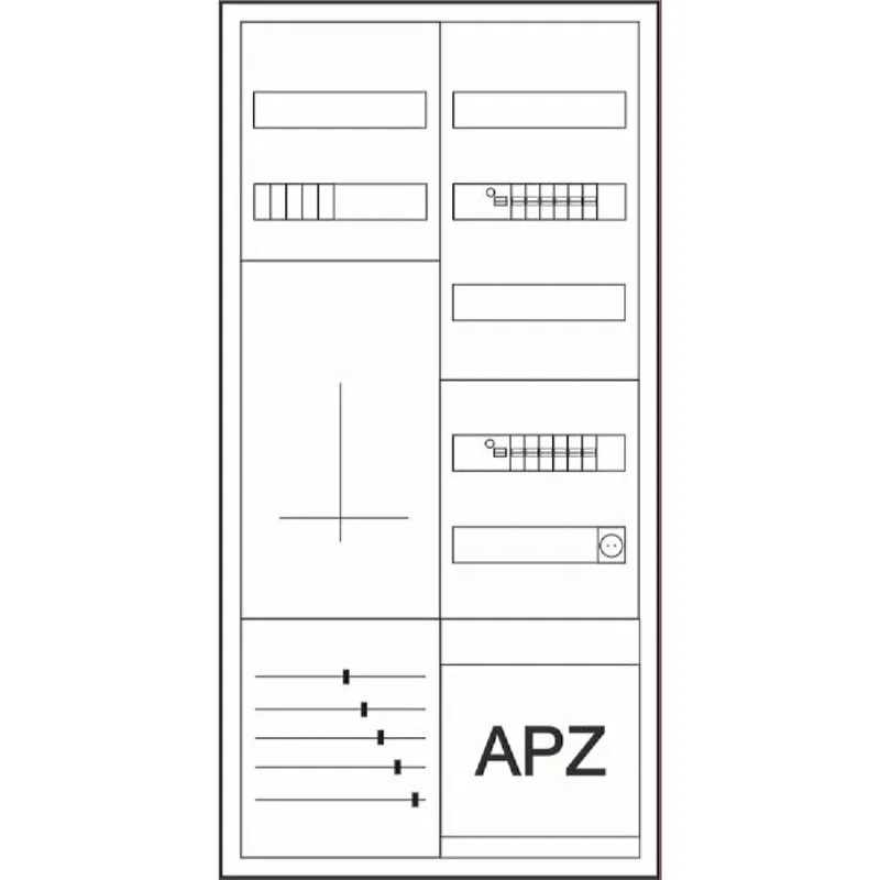 Eaton Electric Komplettschrank ZSD-ZV-1100/APZ/B