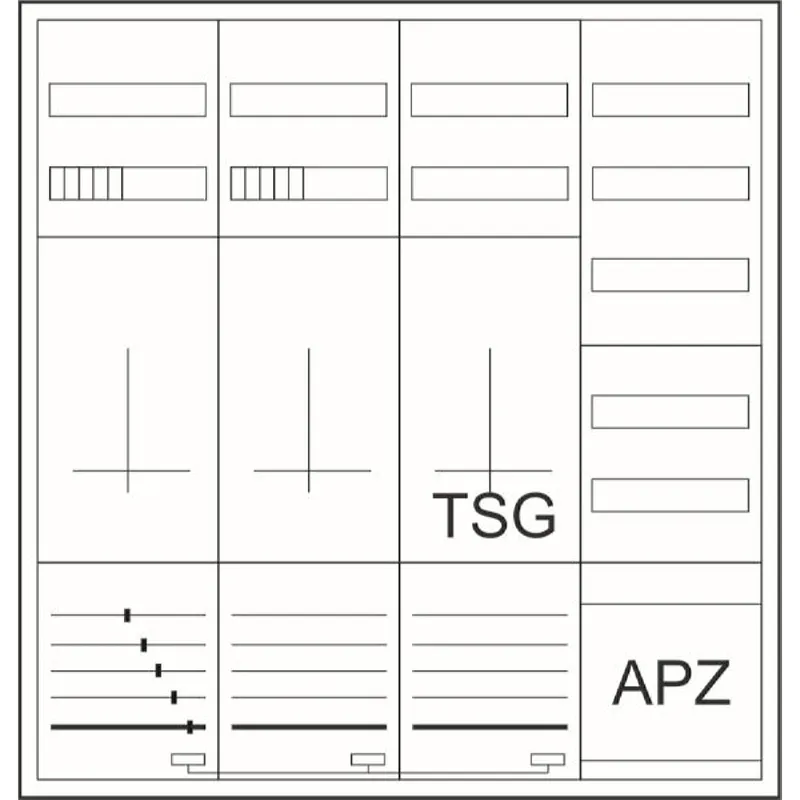 Eaton Electric Komplettschrank ZSD-ZZTV-1100/APZ-BPKT31