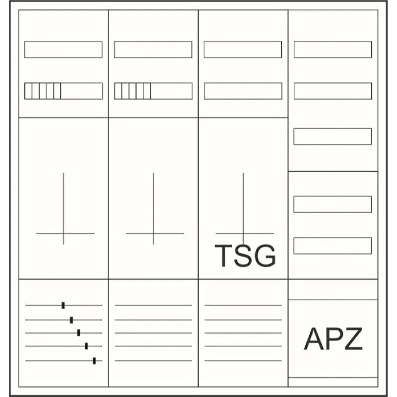 Eaton Electric Komplettschrank ZSD-ZZTV-1100/APZ