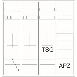 Eaton Electric Komplettschrank ZSD-ZZTV-1100/APZ