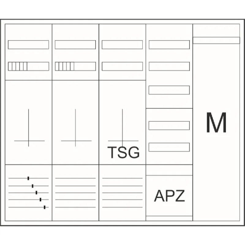 Eaton Electric Komplettschrank ZSD-ZZTVK-1100/APZ