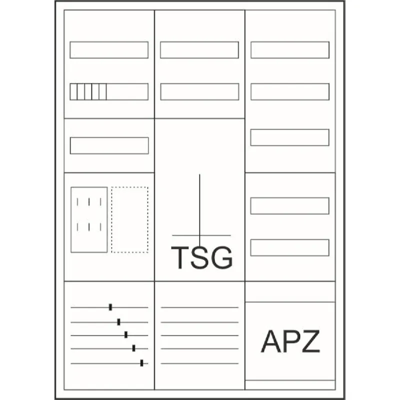 Eaton Electric Komplettschrank ZSD-ZTV-1100-BKE-I/APZ