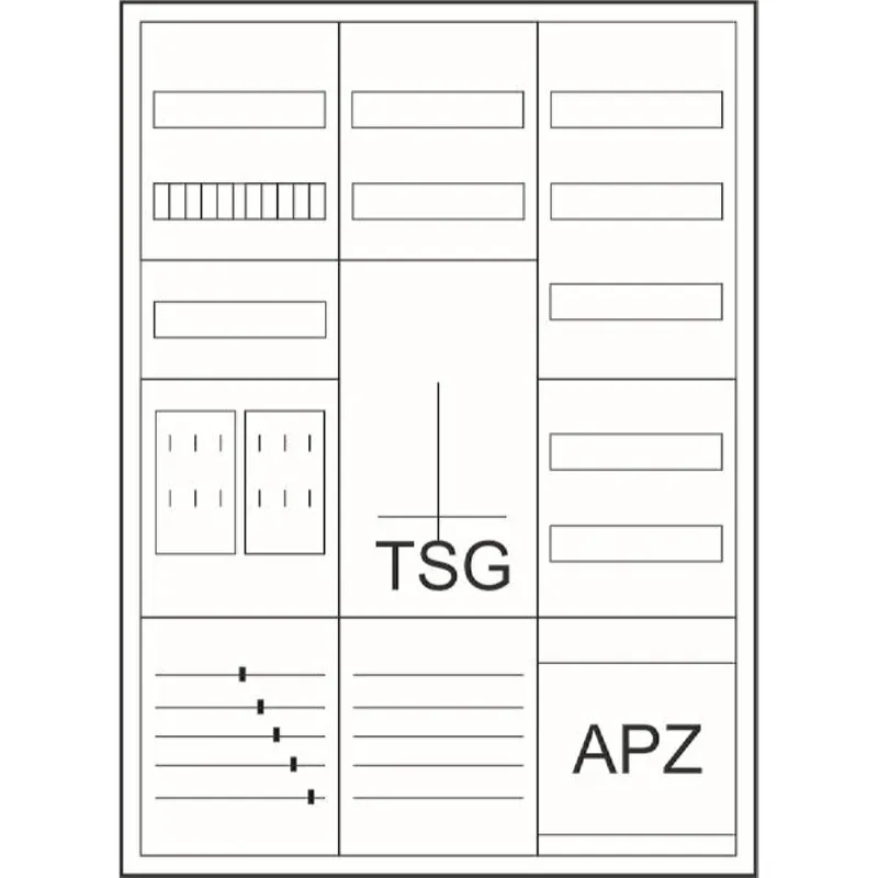 Eaton Electric Komplettschrank ZSD-2ZTV-1100-BKE-I/APZ