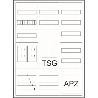 Eaton Electric Komplettschrank ZSD-2ZTV-1100-BKE-I/APZ
