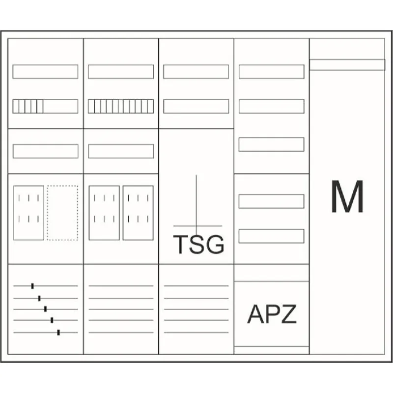 Eaton Electric Komplettschrank ZSD-Z2ZTVK-1100-BKE-I/APZ