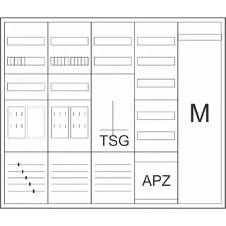 Eaton Electric Komplettschrank ZSD-Z2ZTVK-1100-BKE-I/APZ