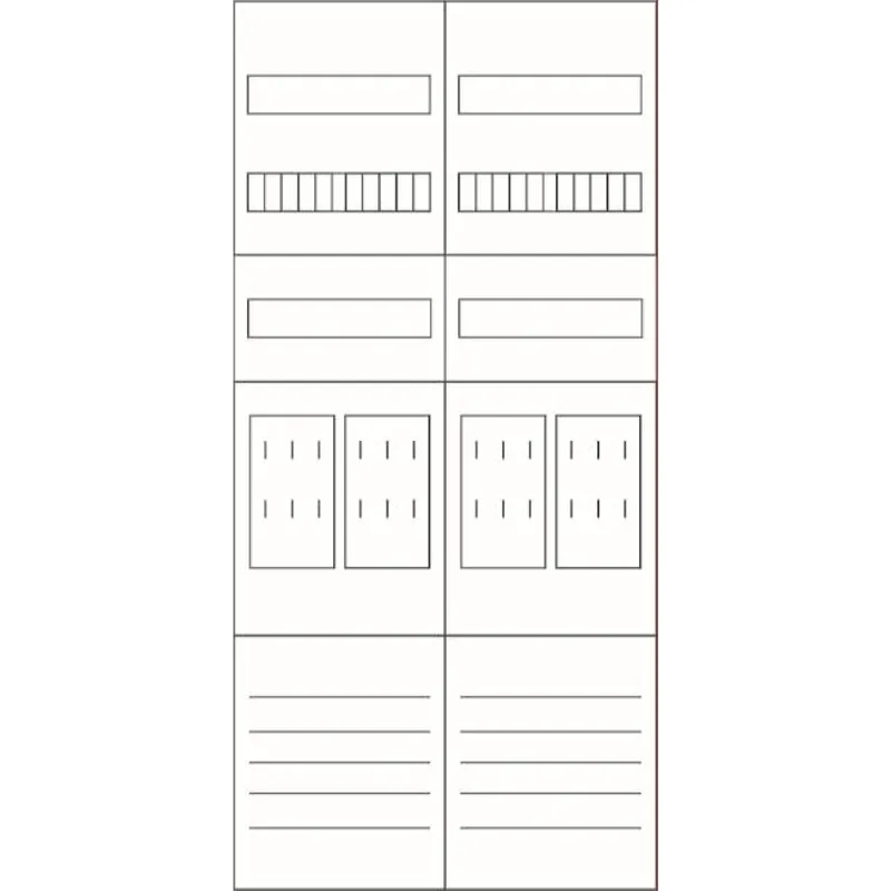 Eaton Electric Zählerfeld ZSD-Z27B0019 2feldrig