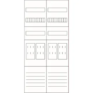 Eaton Electric Zählerfeld ZSD-Z27B0019 2feldrig