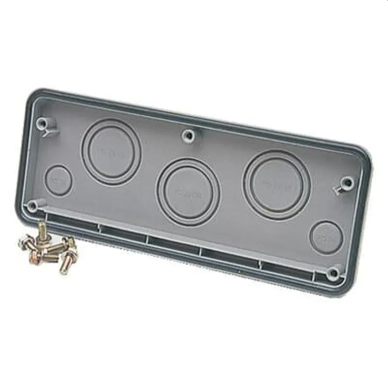 ABB Striebel & John AFK304M Flansch 300mm, 13x20/16 RAL7035, metrische Vorprägungen