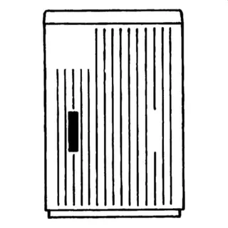 ABB Striebel & John EHP30 Schrank AP Gr.0 875x590x320 EH3, profiliert mit SHG