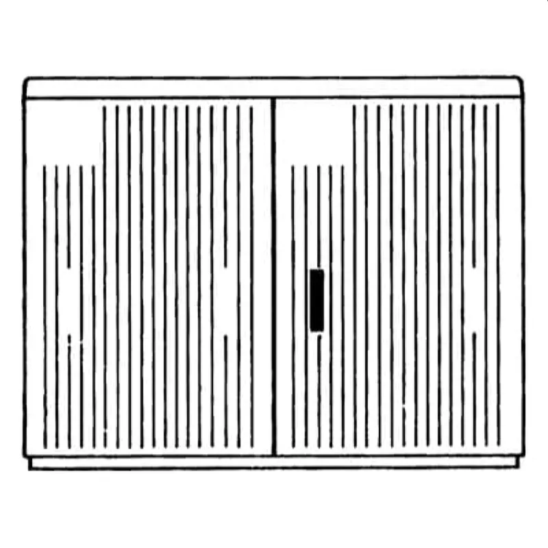 ABB Striebel & John EHP323D Schrank AP Gr.3 1125x1445x320 EH3, profiliert mit Doppelschließung