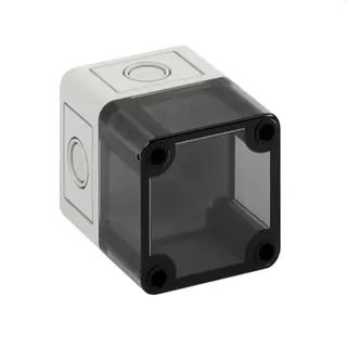 ABB Striebel & John MB11B4CT 65x65x81 PC 4x16/20 MultiBox, Polycarb. transp., Vorpägungen