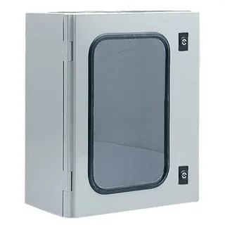 ABB Striebel & John PA541Z Schrank mit Fenster 515x415 2xDB ARIA, Doppelbart 3mm, 2-Punktschließung