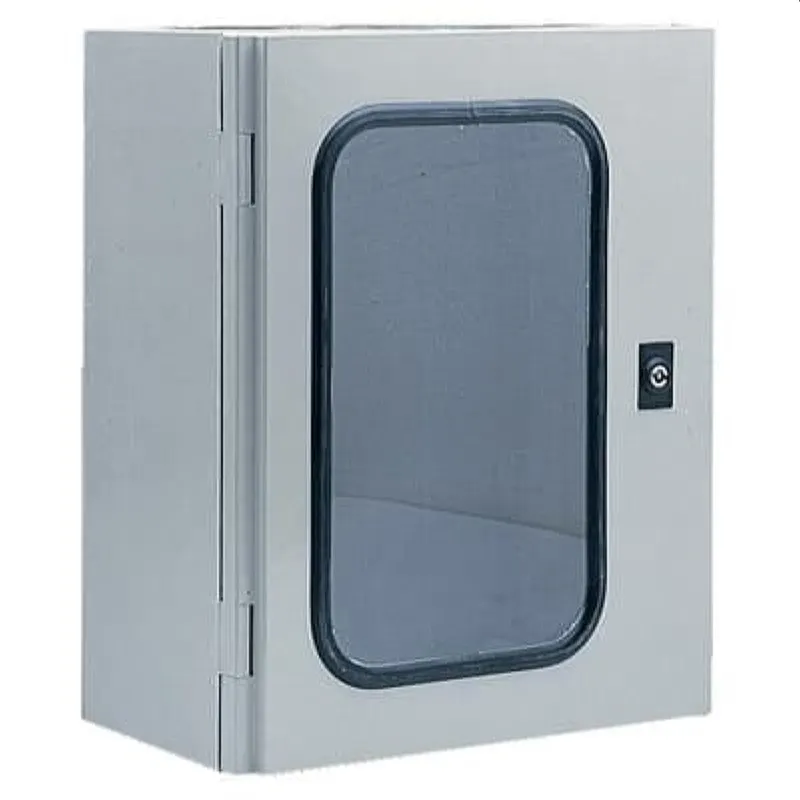 ABB Striebel & John PA431D Schrank mit Fenster 415x315x170DB ARIA, Doppelbart 3mm, 3-Punktschließung