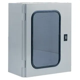 ABB Striebel & John PA1081 Schrank mit Fenster 1035x835 DB ARIA, Doppelbart 3mm, 3-Punktschließung