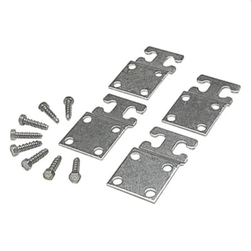 ABB Striebel & John PAZBV Wandmontagelaschen AISI304 Edelstahl AISI 304, Set mit 4 Stück