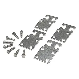 ABB Striebel & John PAZBV Wandmontagelaschen AISI304 Edelstahl AISI 304, Set mit 4 Stück