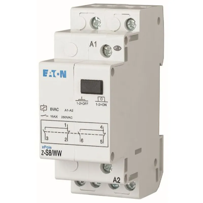 Eaton Electric Stromstoßschalter Z-S8/WW 8VAC/16A/2W