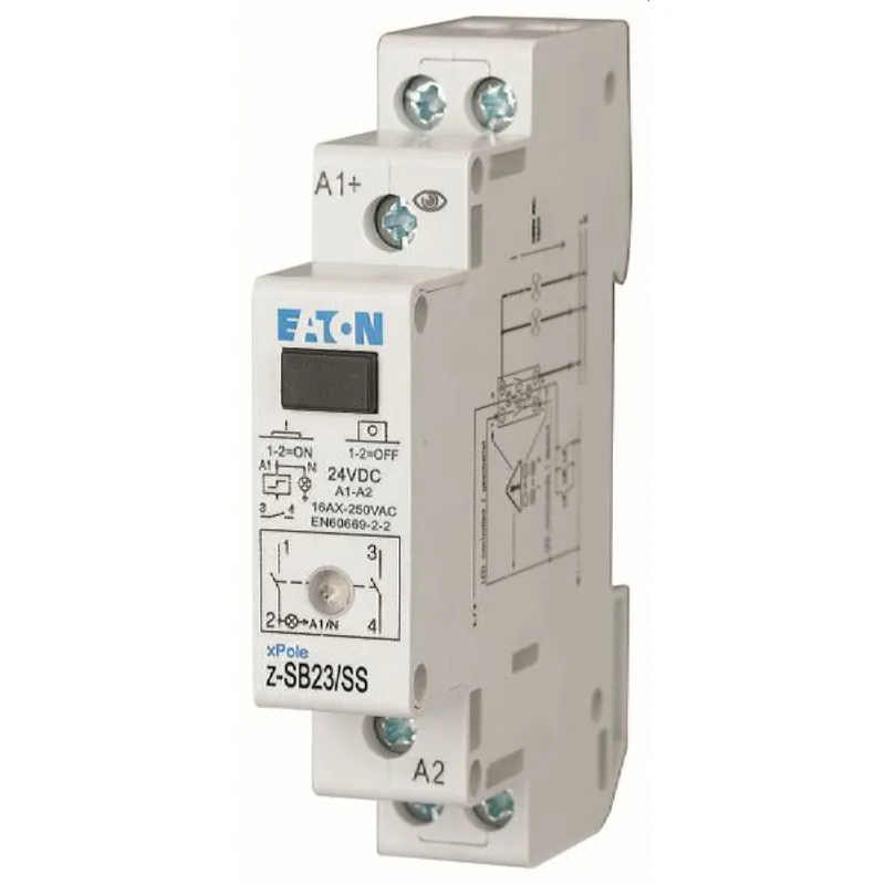 Eaton Electric Stromstoßschalter Z-SB23/SS LED 24VDC/16A/2S
