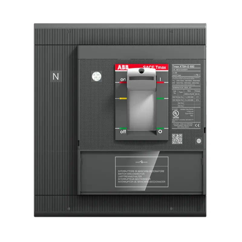 ABB Stotz-Kontakt Leistungsschalter XT5H-D 600 MCS 4p F F UL-CSA XT5H
