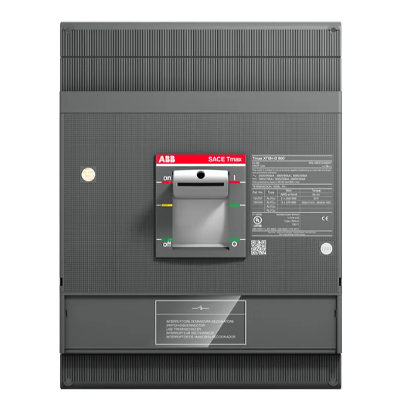 ABB Stotz-Kontakt Leistungsschalter XT6H-D 800 MCS 3p F F UL-CSA XT6H
