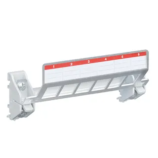 ABB Striebel & John ZE335 Patchpanel 6 fach leer, Keystone