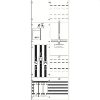 ABB Striebel & John KA4244 Mess- und Wandlerfeld H5/B2 vorverdrahtet mit Zählerkreuz