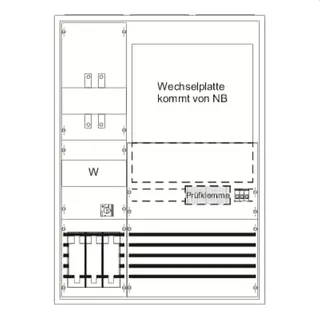 ABB Striebel & John KS450 Mess- und Wandlerschrank Aufputz