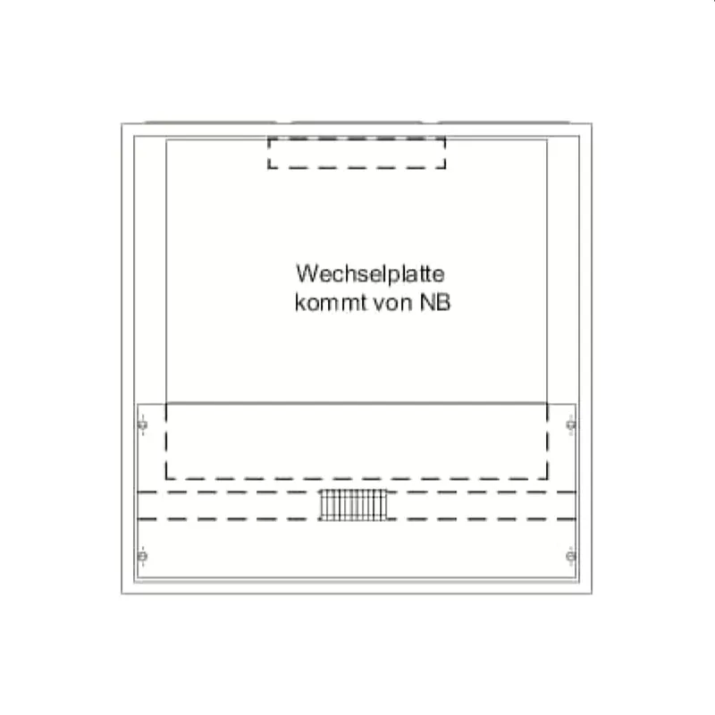 ABB Striebel & John KS451 Messschrank Aufputz, RAL 9016,