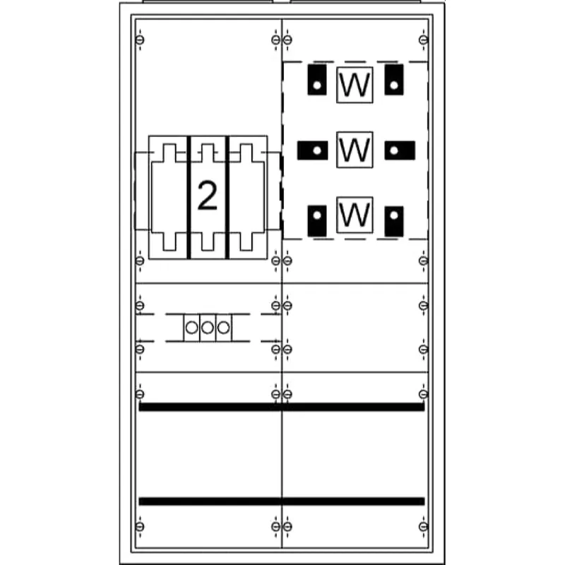 ABB Striebel & John KS401SB Wandlerschrank Aufputz