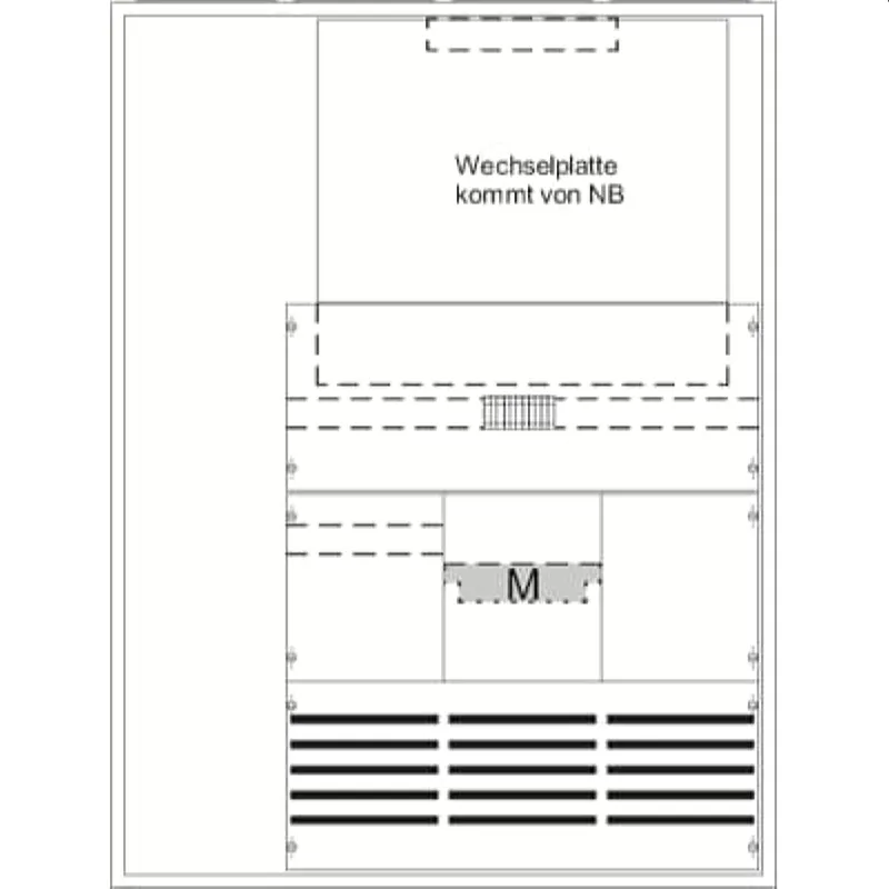 ABB Striebel & John KS459 Mess- und Wandlerschrank Aufputz
