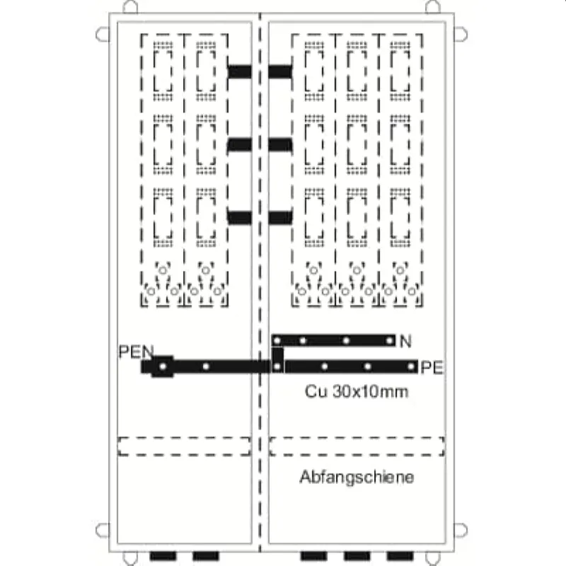 ABB Striebel & John KS876 Hausanschlussschrank TwinLine, Aufputz
