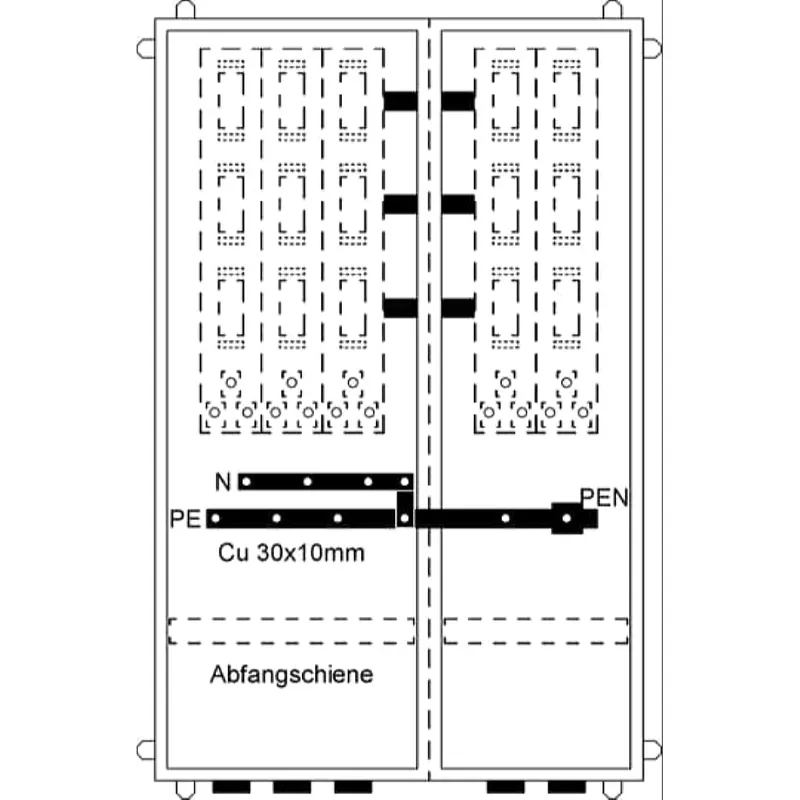 ABB Striebel & John KS876AL Hausanschlussschrank IP31