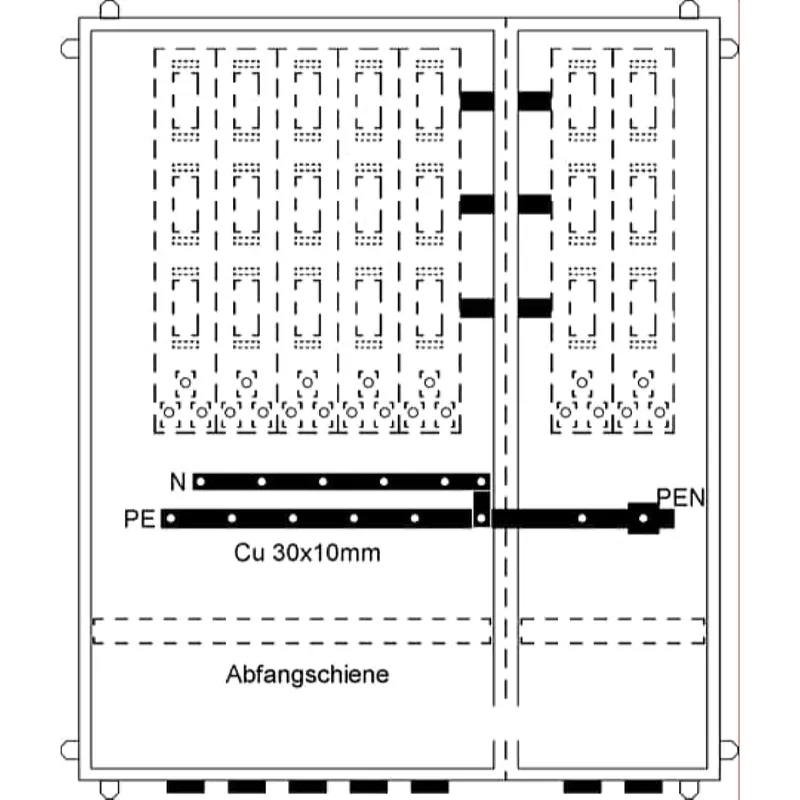 ABB Striebel & John KS877AL Hausanschlussschrank IP31