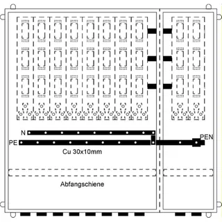 ABB Striebel & John KS878AL Hausanschlussschrank IP31