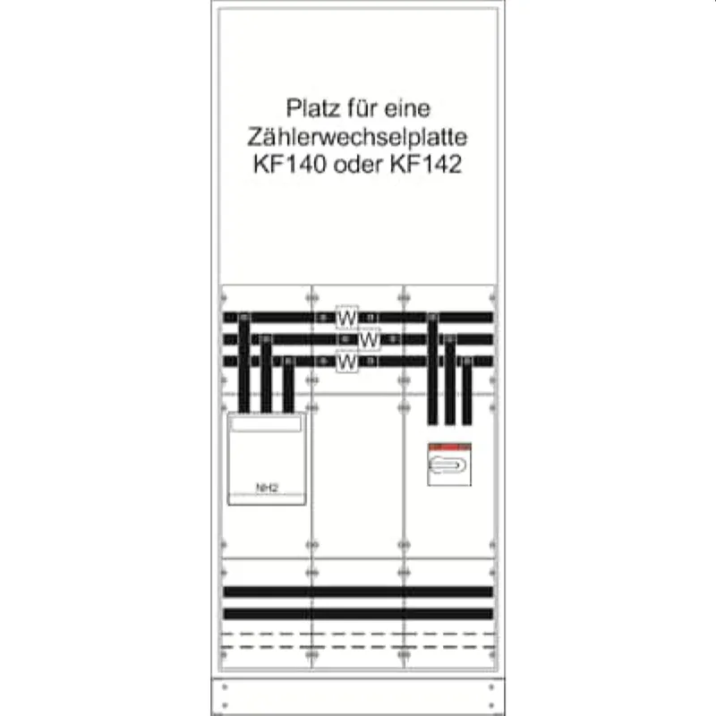 ABB Striebel & John KS4229 Mess- und Wandlerschrank TwinLine, Aufputz