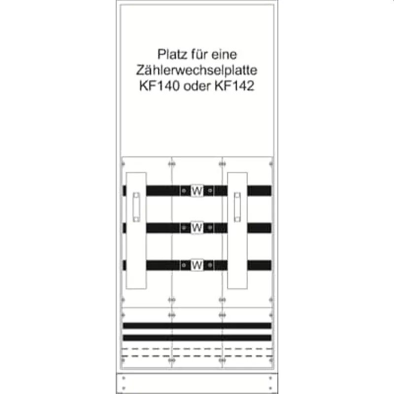 ABB Striebel & John KS4230 Mess- und Wandlerschrank TwinLine, Aufputz
