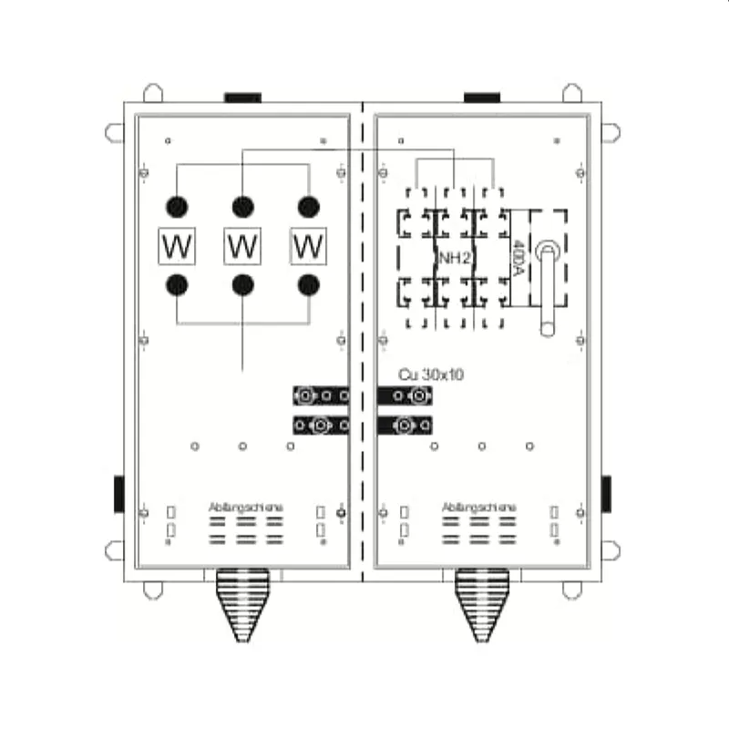 ABB Striebel & John KS4029 Wandlerschrank TwinLine, Aufputz