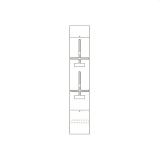 ABB Striebel & John KA12 Messfeld BH5 2Z vorverdrahtet mit Zählerkreuz