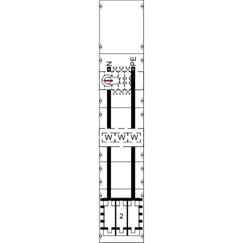 ABB Striebel & John KA4037 Wandlerfeld BH5, SS vorverdrahtet