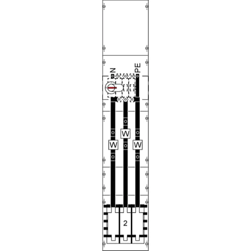 ABB Striebel & John KA4038 Wandlerfeld BH5, SS vorverdrahtet